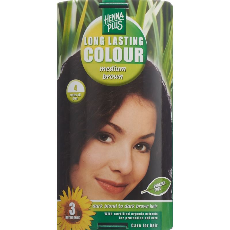 HENNA PLUS Long Last Colour medium brown 4