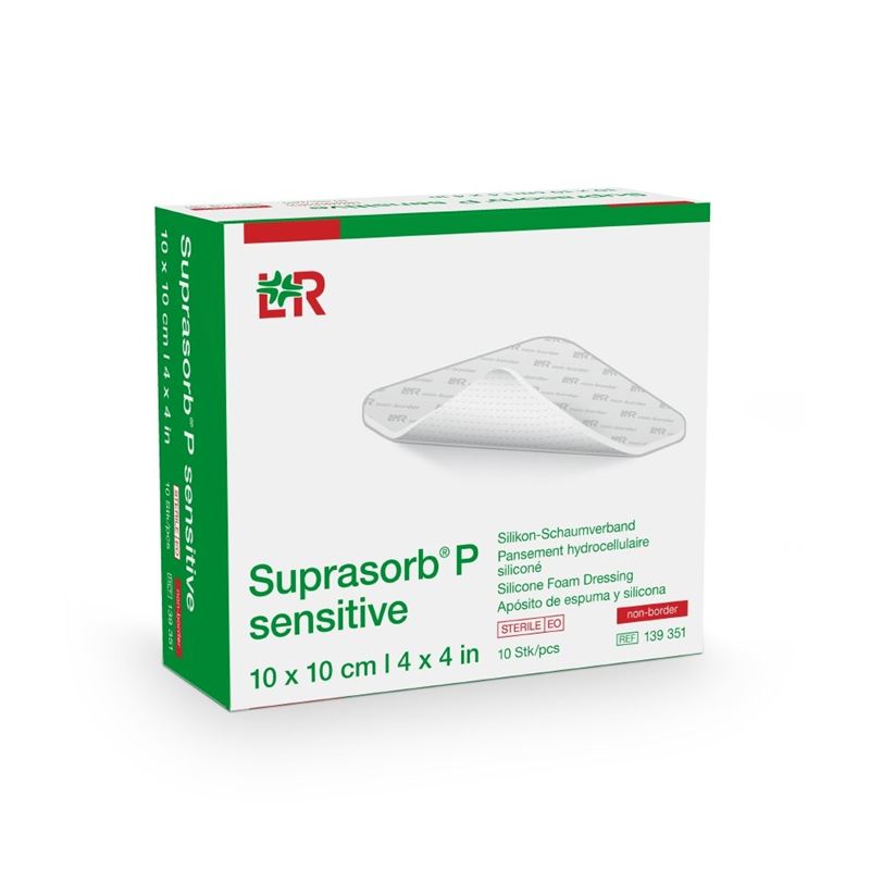 SUPRASORB P sensitive non-border 10x10cm 10 Stk