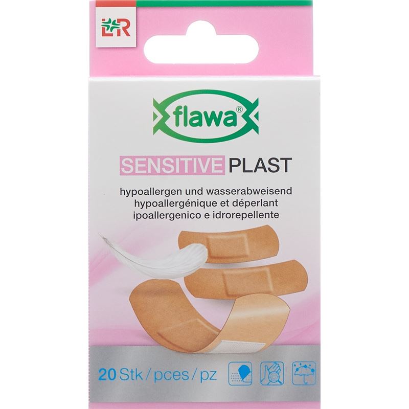 FLAWA Sensitive Plast Pflaster 3 Grössen 20 Stk