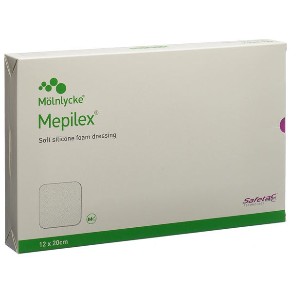 MEPILEX Schaumverband Safetac 12x20cm Si neu 5 Stk