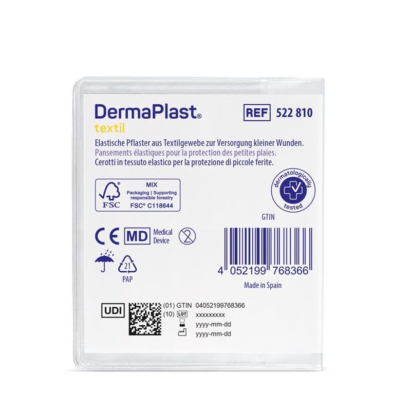 DERMAPLAST Text Centro Strip ass haut 16 Stk