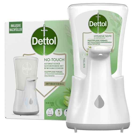 DETTOL No-Touch Starter-Set weiss Aloe Vera 250 ml