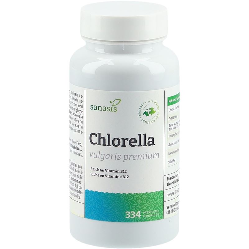 SANASIS Chlorella Vulgaris Tabl vegan Ds 100 g