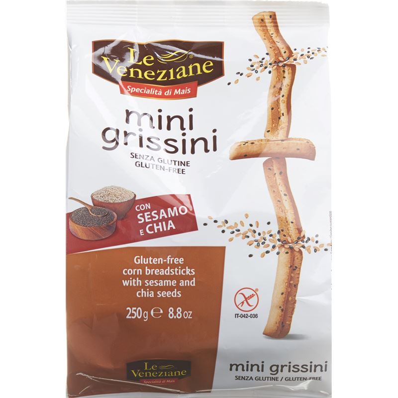 LE VENEZIANE Mini grissini Ses Chia glutenf 250 g
