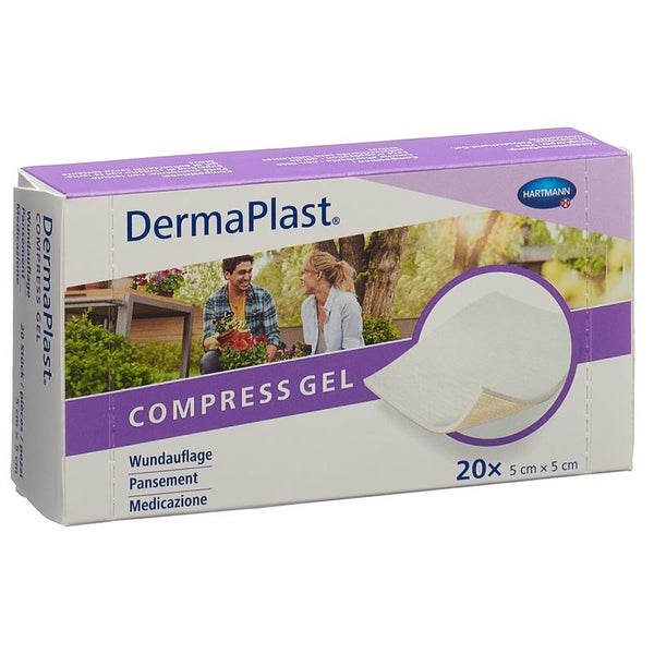 DERMAPLAST Compress Gel 5x5cm 20 Stk