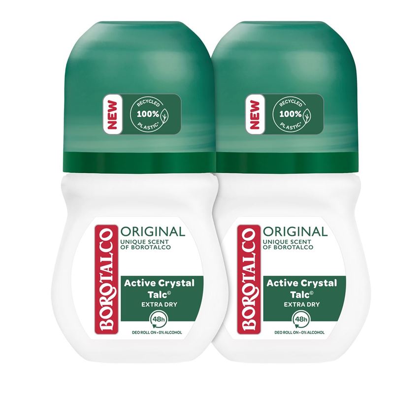 BOROTALCO Deo Original Roll on 2 x 50 ml