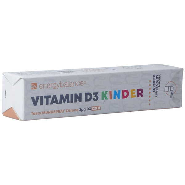 ENERGYBALANCE Vit D3 Kind Mundspr 3 mcg Zitr 25 ml