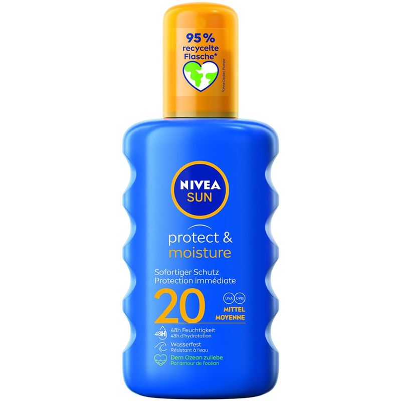 NIVEA SUN P&M Spr pflegend LSF20 200 ml