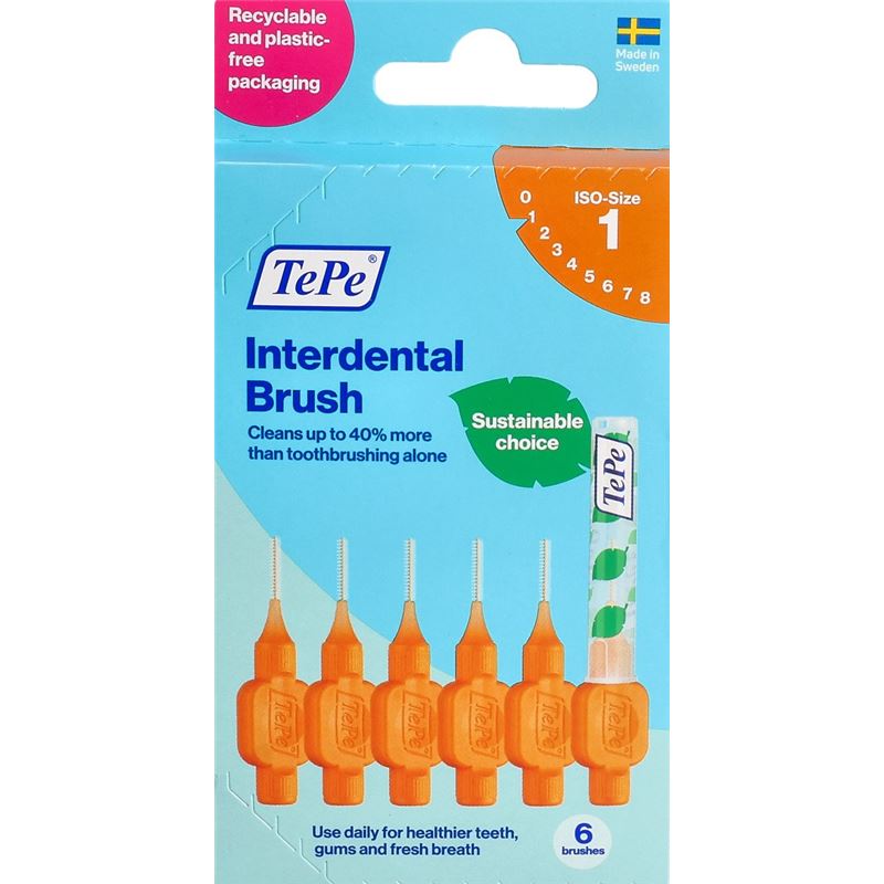 TEPE Interdental Brush 0.45mm orange 6 Stk