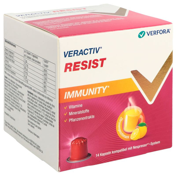 VERACTIV Resist Nespresso Kapseln Alu 14 Stk