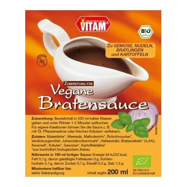 VITAM Sauce Braten instant Bio glutenfrei 12 Stk