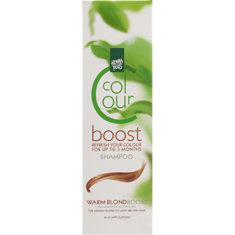 HENNA PLUS Colour Boost Shampoo warm blond 200 ml