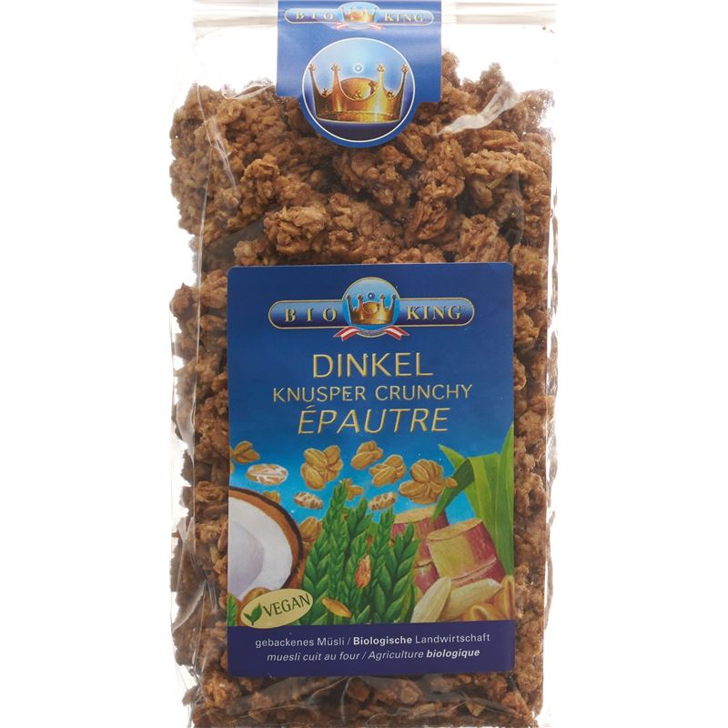 BIOKING Knusper Crunchy Dinkel Btl 375 g