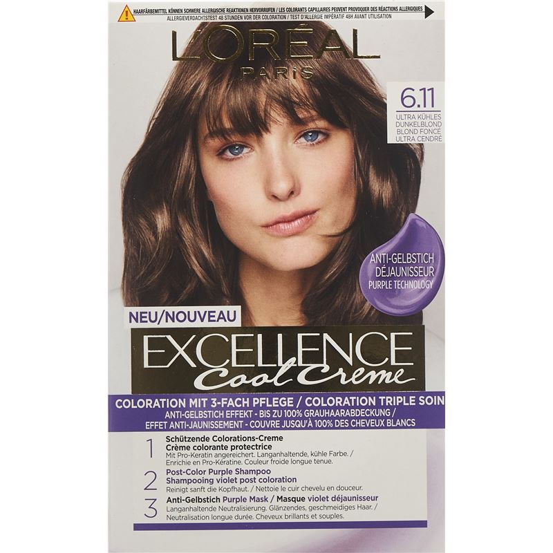 EXCELLENCE Cool Creme 6.11 Ultra Kühles Dunkelb