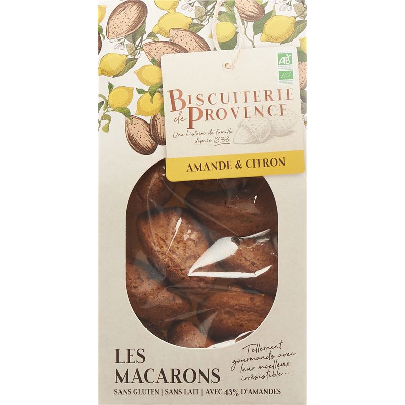 BISCUITERIE Makronen Mandel Zitrone gf Bio 130 g