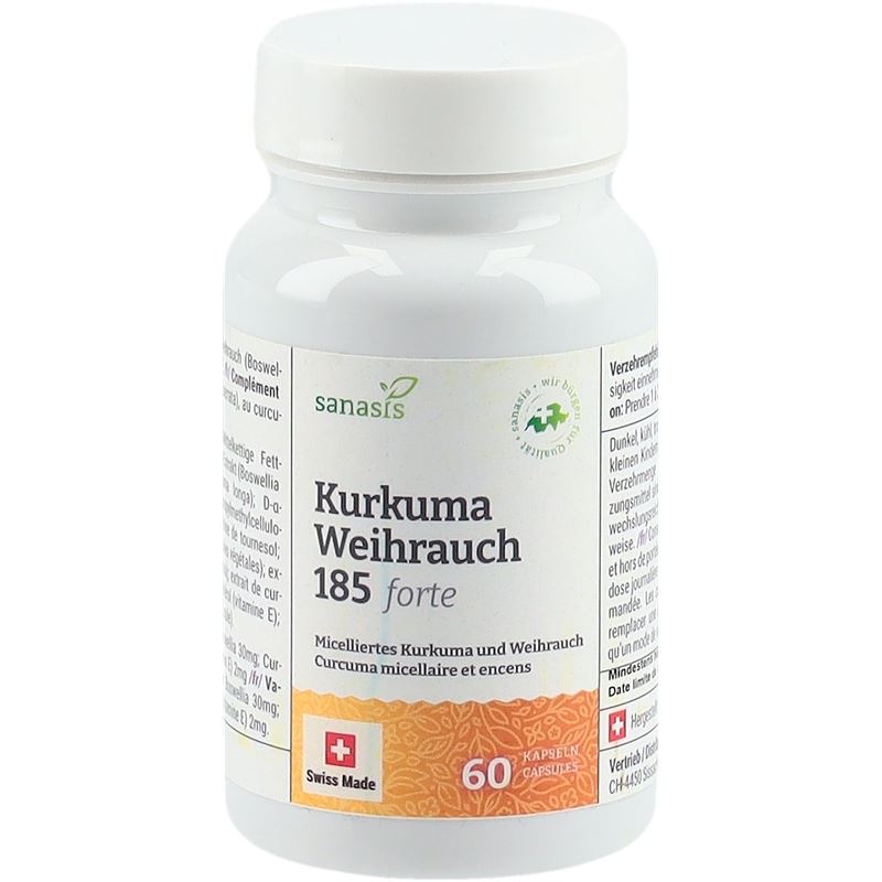 SANASIS Liponova Kurkuma Weihr Kaps 185 for 60 Stk