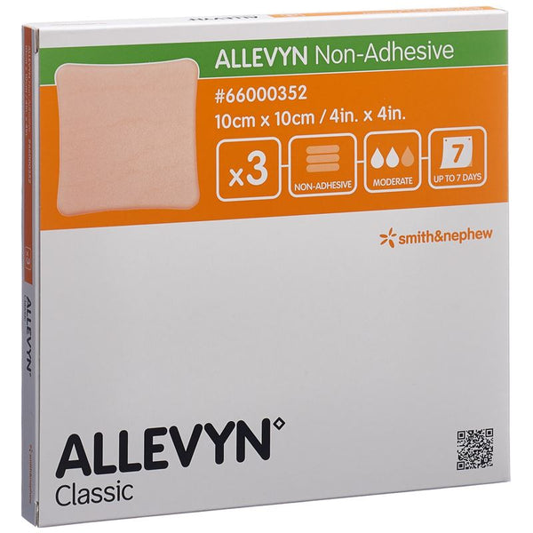 ALLEVYN NON-ADH Wundverband 10x10cm 3 Stk