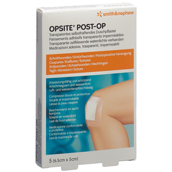 OPSITE POST OP Folienverb 6.5x5cm ster Btl 5 Stk