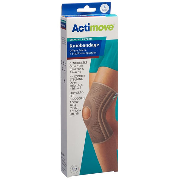 ACTIMOVE Everyday Support Kniebandage S off Patel