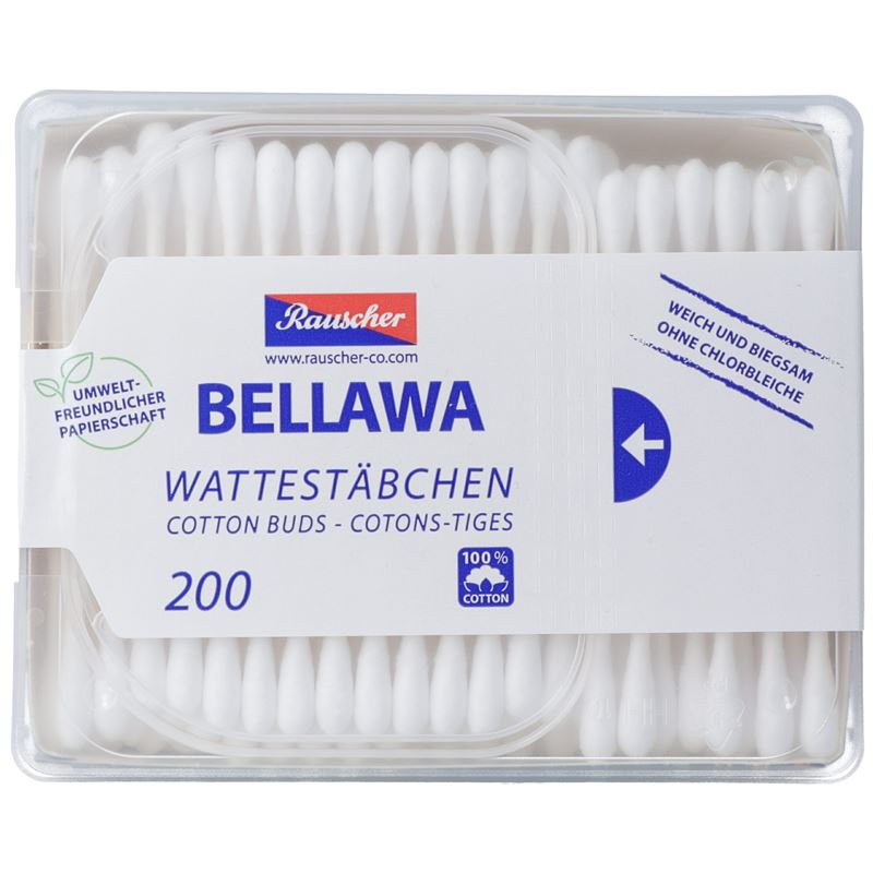 BELLAWA Wattestäbchen Dekobox 200 Stk