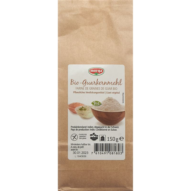 MORGA Guarkernmehl glutenfrei Bio Btl 150 g
