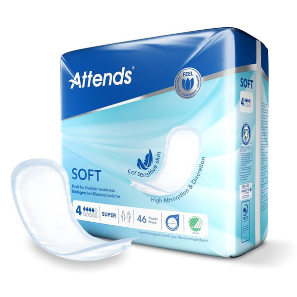 ATTENDS Soft 4 Super Einlagen Btl 46 Stk
