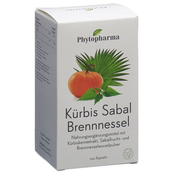 PHYTOPHARMA Kürbis Sabal Brennnessel Kaps 100 Stk