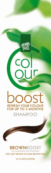 HENNA PLUS Colour Boost Shampoo brown 200 ml