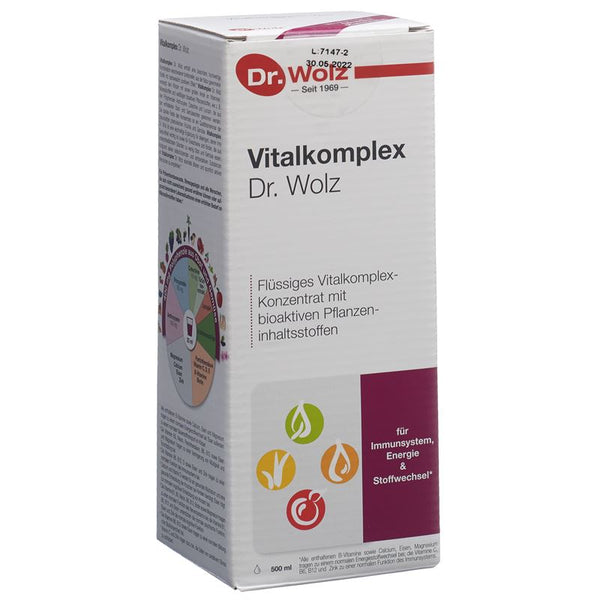 DR. WOLZ Vitalkomplex Glasfl 500 ml