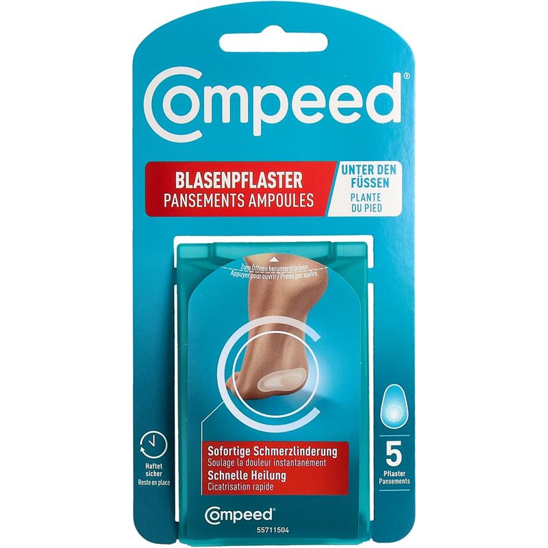 COMPEED Blasenpflaster unter den Füssen 5 Stk