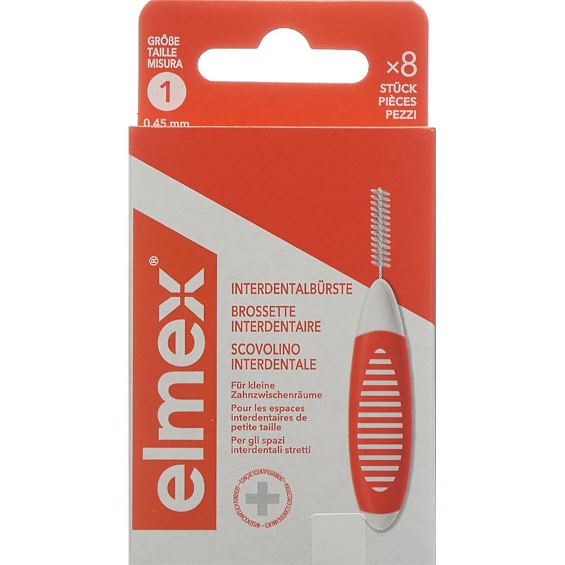 ELMEX Interdentalbürsten 0.45mm orange 8 Stk