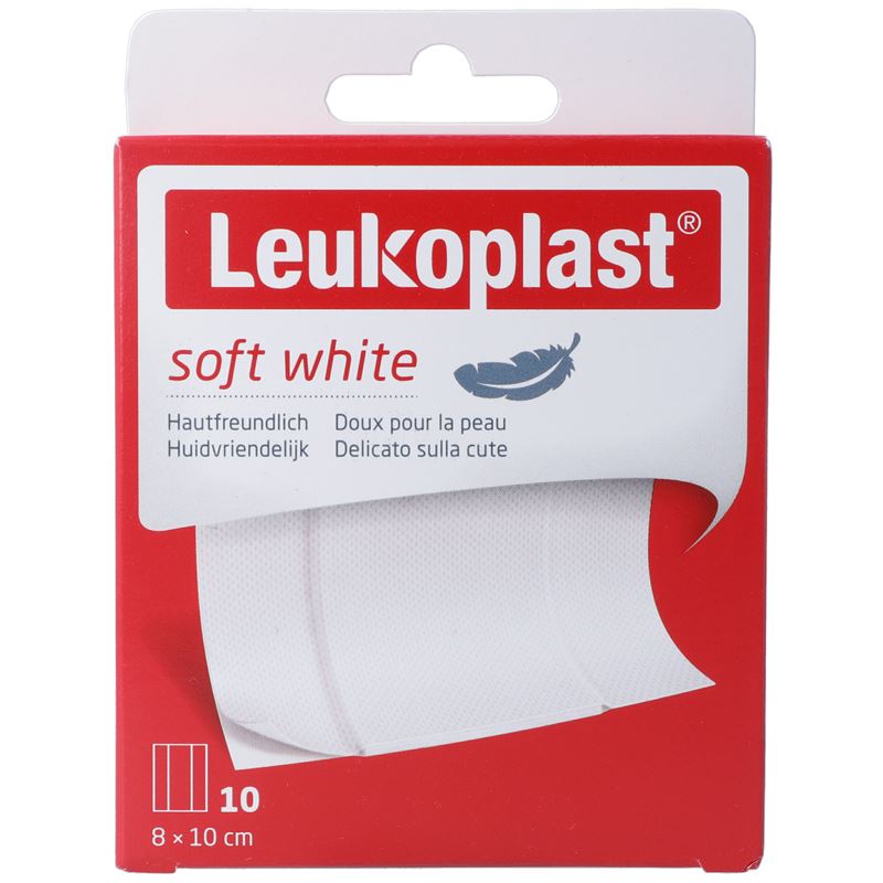 LEUKOPLAST soft white 8x10cm 10 Stk