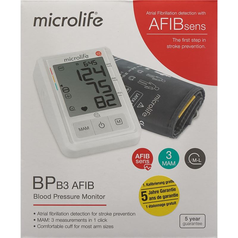 MICROLIFE Blutdruckmesser BP B3 AFIB 4G