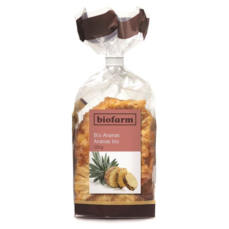 BIOFARM Ananasringe Btl 100 g
