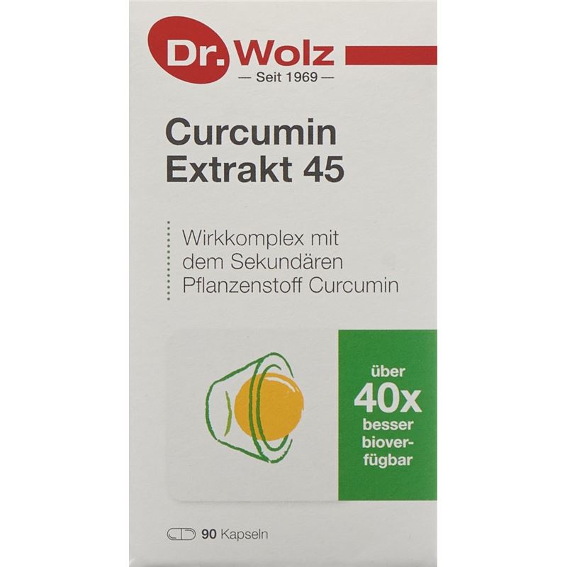 DR. WOLZ Curcumin Extrakt 45 Kaps 90 Stk