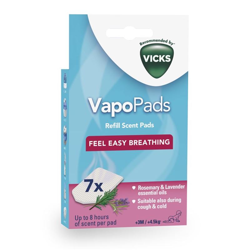 VICKS VapoPads VBR7EV1 Nachfüll Rosmar Laven 7 Stk