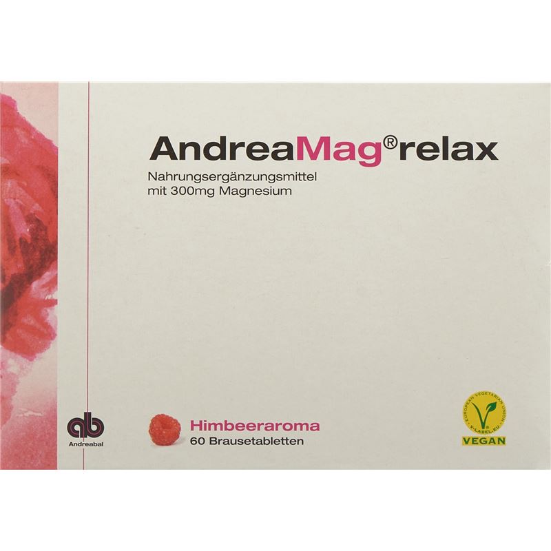 ANDREAMAG relax Brausetabl Himbeeraroma 60 Stk
