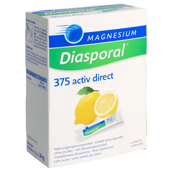 MAGNESIUM DIASPORAL Activ Direct zitrone 20 Stk