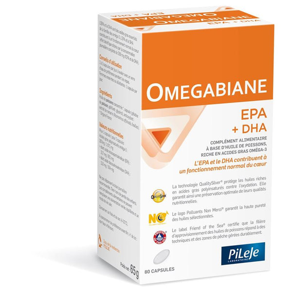 OMEGABIANE EPA + DHA Kaps 621 mg Blist 80 Stk