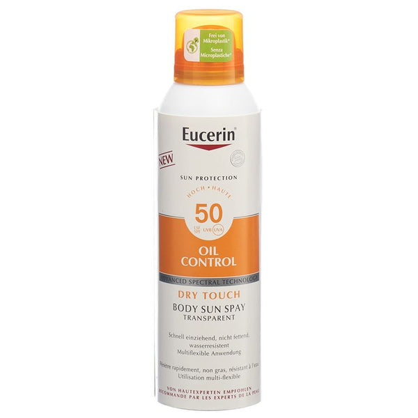 EUCERIN SUN Body Spr Oil Cont D Touch LSF50 200 ml