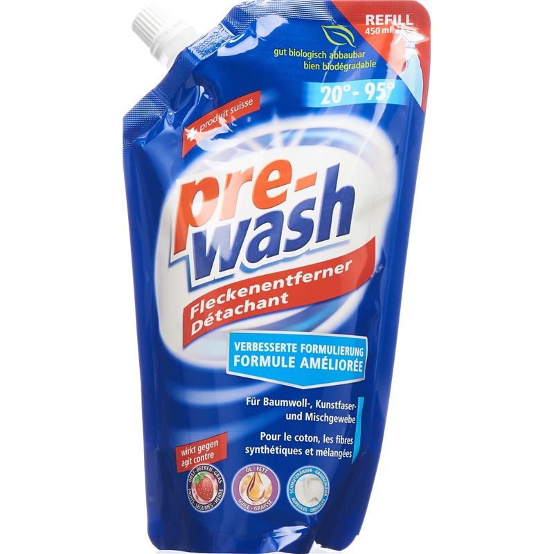PRE-WASH Fleckenentferner REFILL Btl 450 ml