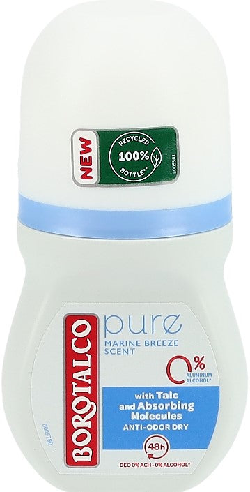 BOROTALCO Deo Pure Natural Freshne Roll-on 50 ml