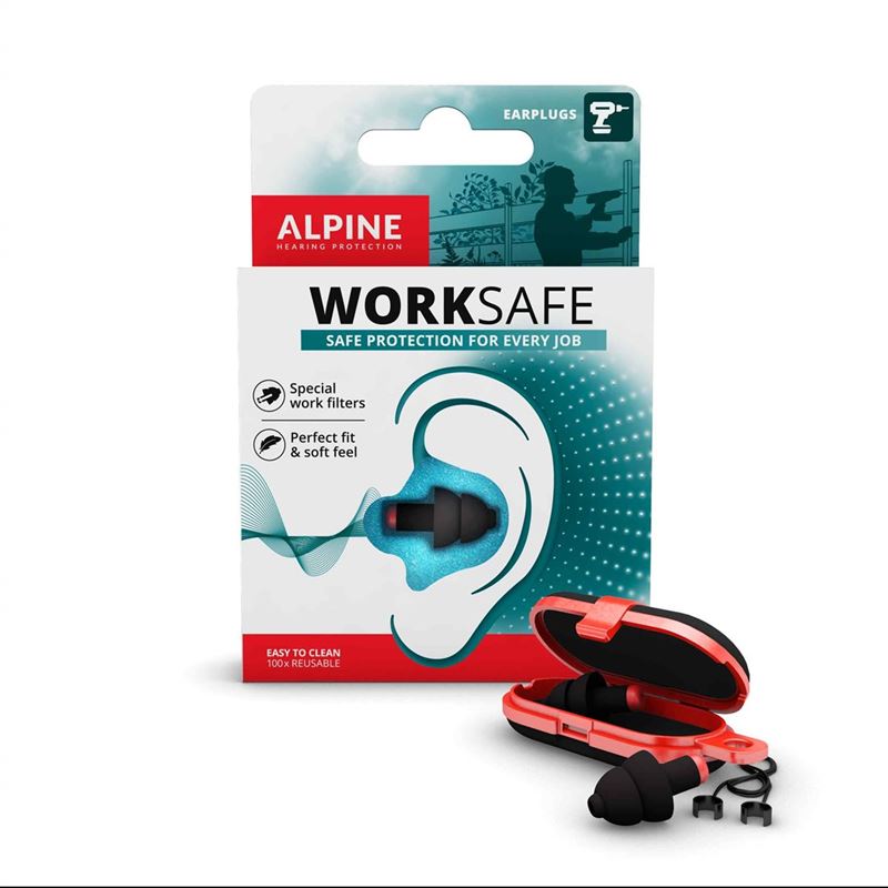 ALPINE Gehörschutzstöpsel WorkSafe 1 Paar