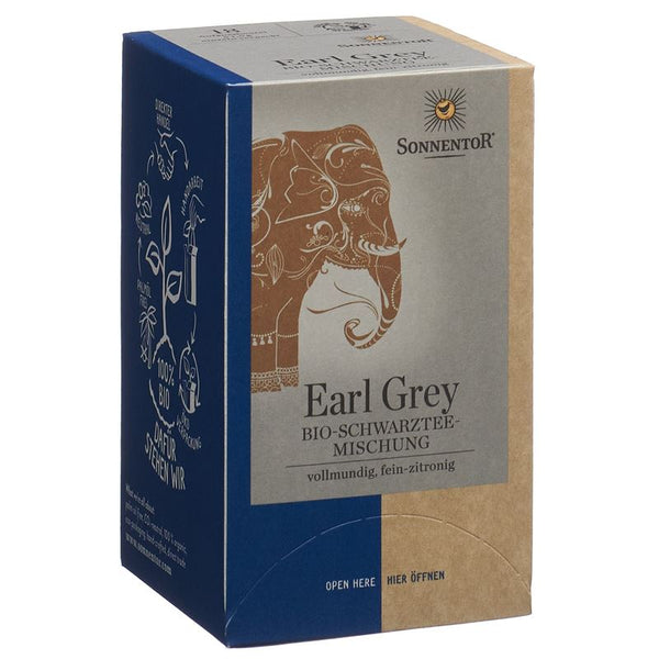 SONNENTOR Schwarztee Earl Grey BIO Btl 18 Stk