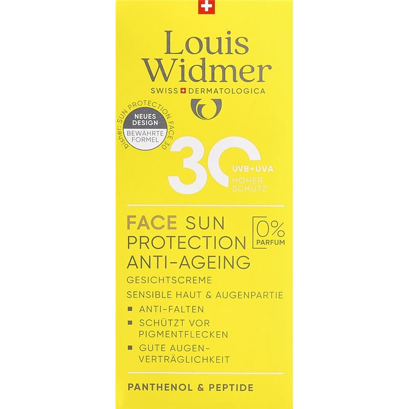WIDMER Face Sun Prot Anti-Ag LSF30 o Parf 50 ml
