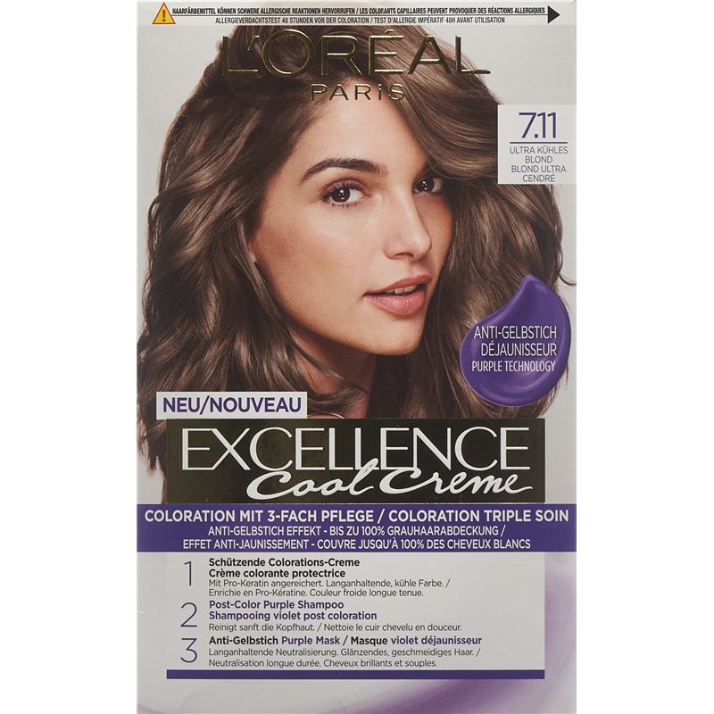 EXCELLENCE Cool Creme 7.11 Ultra Kühles Blond
