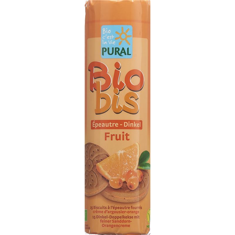 PURAL Bio Bis Dinkel Sanddorn Orange 300 g