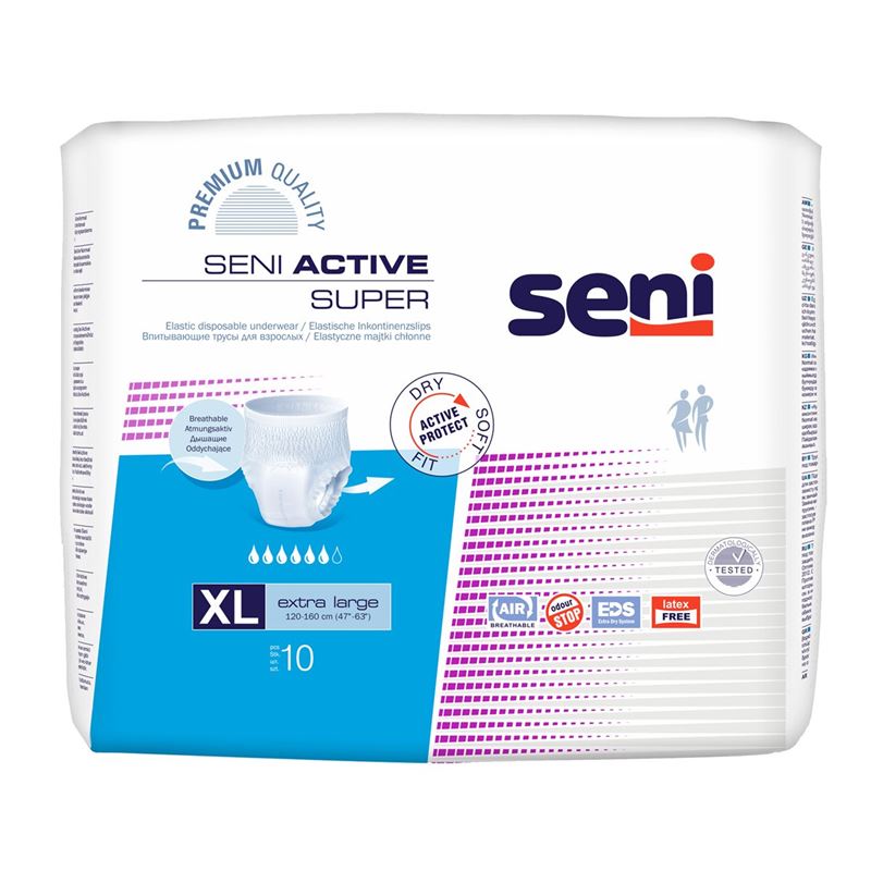 SENI Active Super Pants XL 10 Stk