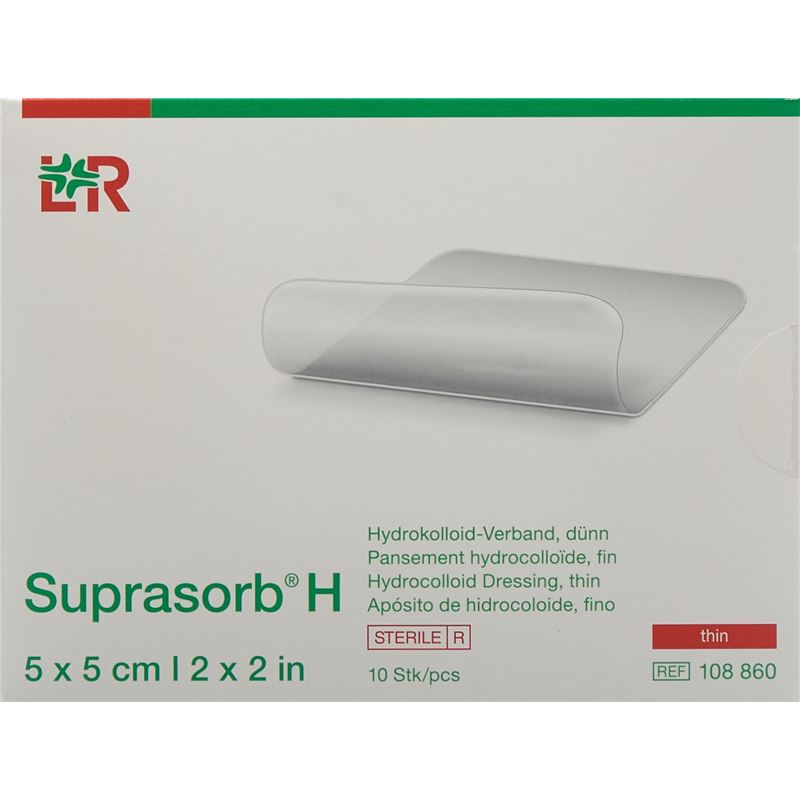 SUPRASORB H Dünn 5x5cm 10 Stk