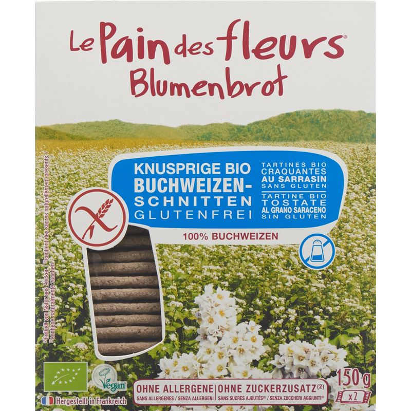 BLUMENBROT Knusprige Schnitten Buchweiz o Z 150 g